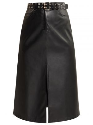Kožená sukně Monnari černé