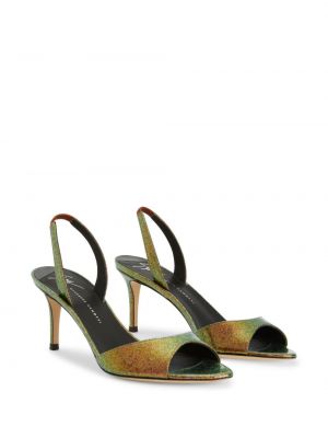 Slingback sandales Giuseppe Zanotti zaļš
