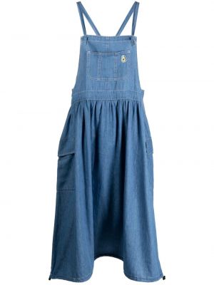 Kleid aus baumwoll ausgestellt Chocoolate blau