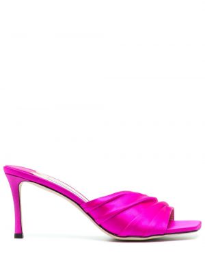 Mules à bouts ouverts Jimmy Choo rose