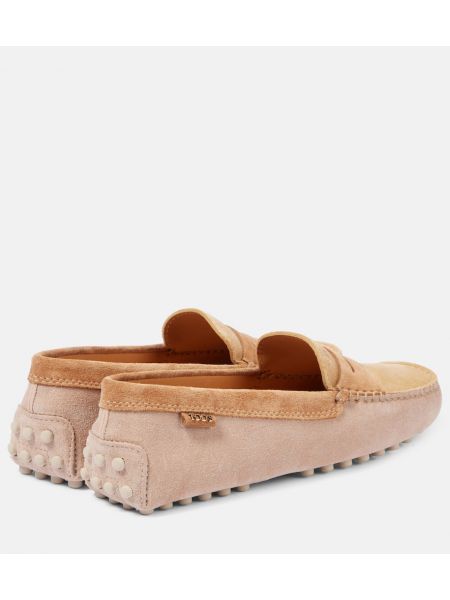 Süet mokasenler Tod's bej