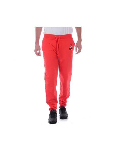 Spodnie sportowe Moschino czerwone