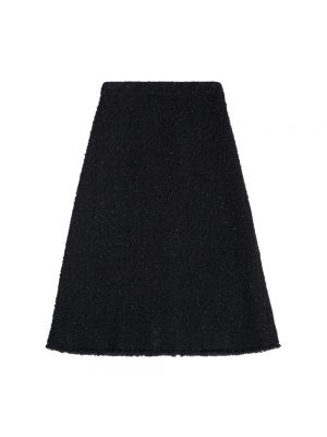 Spódnica midi Balenciaga czarna