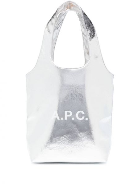 Nakupovalna torba A.p.c. srebrna