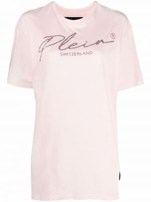 Krystaller t-skjorte Philipp Plein rosa