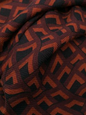 Echarpe en tricot à motifs abstraits Tagliatore