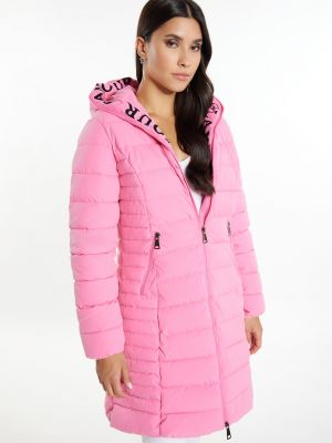 Žieminis paltas Faina rožinė