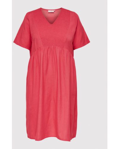 ONLY Carmakoma Hétköznapi ruha Stacey 15261829 Rózsaszín Regular Fit