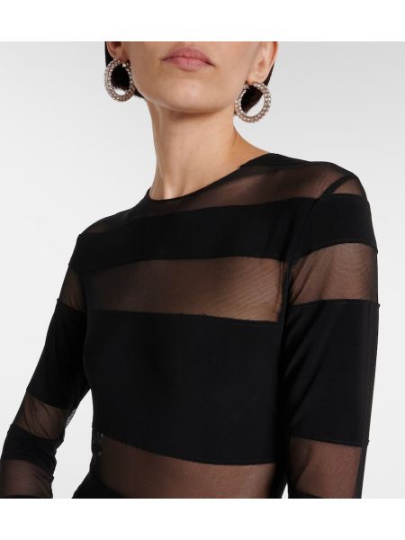 Φόρεμα ζέρσεϊ από ζέρσεϋ Norma Kamali μαύρο