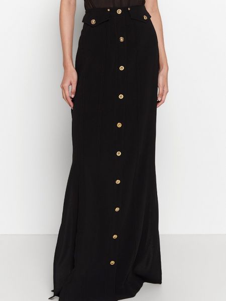 Długa spódnica Versace Jeans Couture czarna