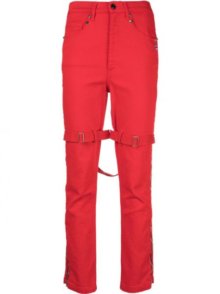 Завужені джинси скінні Marc Jacobs, червоні