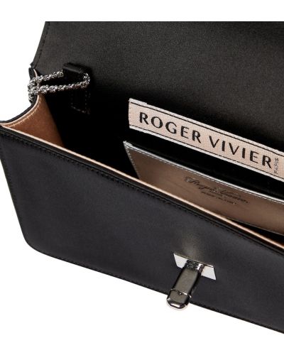 Τσάντα ώμου Roger Vivier μαύρο
