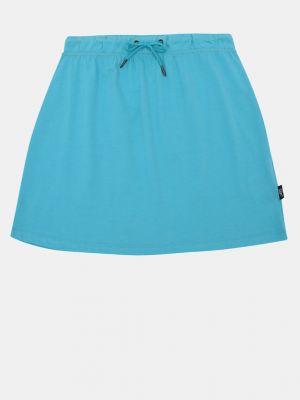 Mini spódniczka bawełniane z kieszeniami Sam 73 - niebieski