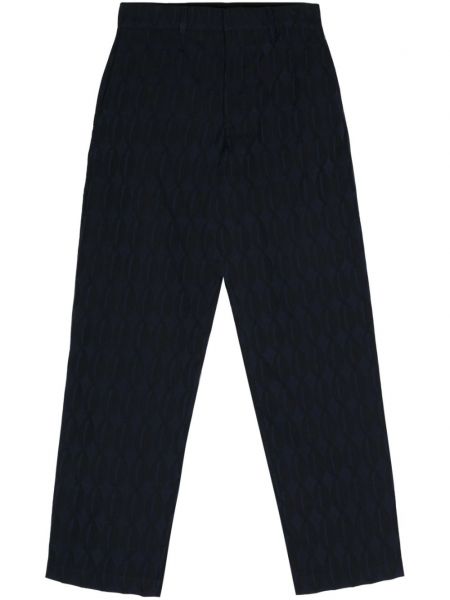 Pantalon droit en jacquard Labrum London bleu