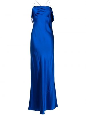 Вечерна рокля Michelle Mason синьо