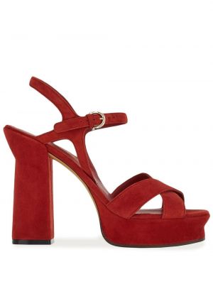 Platvorm sandaalid Ferragamo punane