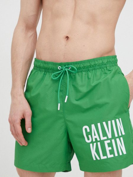 Szorty Calvin Klein zielone