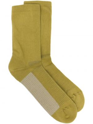 Bavlnené ponožky Rick Owens zelená