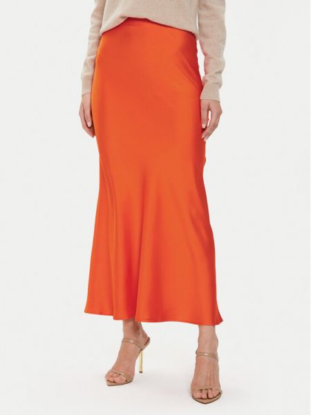 Priliehavá dlhá sukňa Imperial oranžová