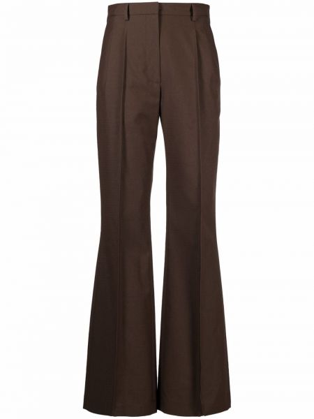 Pantalones de cintura alta Kenzo marrón