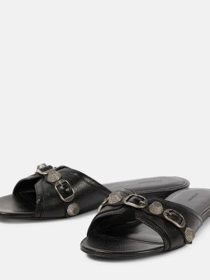 Pantofi din piele Balenciaga negru