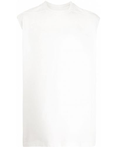 Camiseta sin mangas oversized Rick Owens blanco