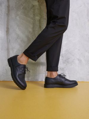 Ботинки на шнуровке Zign черные