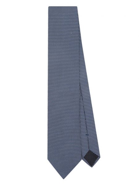 Cravate en jacquard Hermès Pre-owned bleu