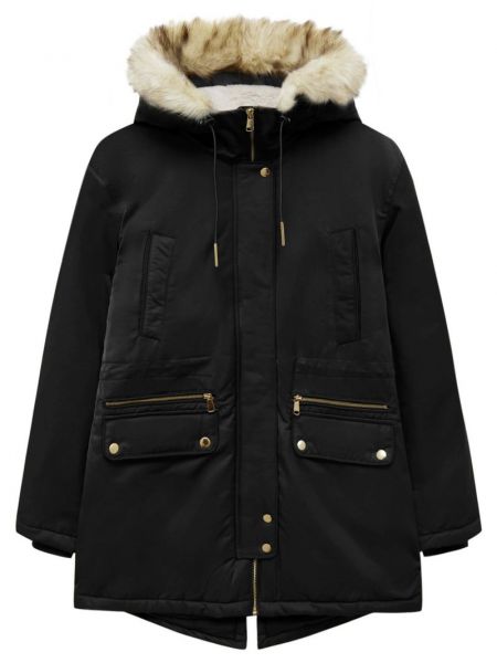 Płaszcz zimowy Pull&bear czarny