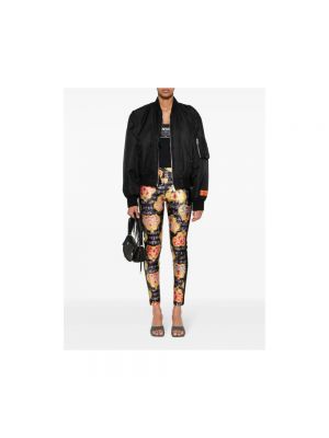 Herzmuster leggings mit print Versace Jeans Couture