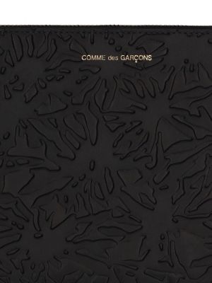 Кожено портмоне Comme Des Garçons Wallet черно