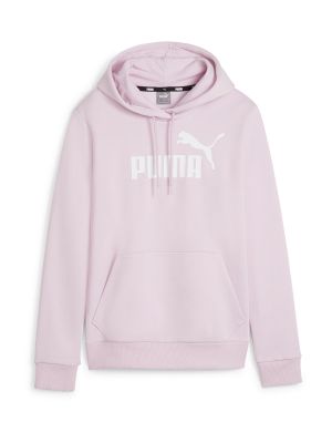 Пуловер с качулка Puma бяло