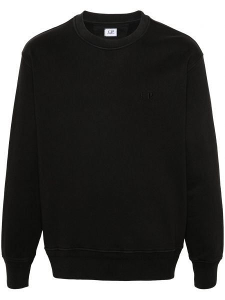 Sweatshirt mit stickerei aus baumwoll C.p. Company schwarz