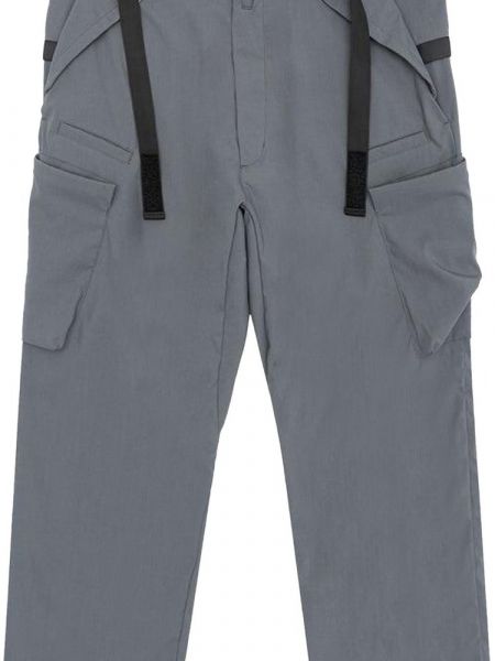 Нейлоновые брюки карго Acronym серые