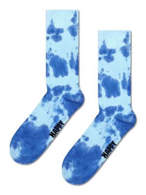 Чорапи с tie-dye ефект Happy Socks синьо