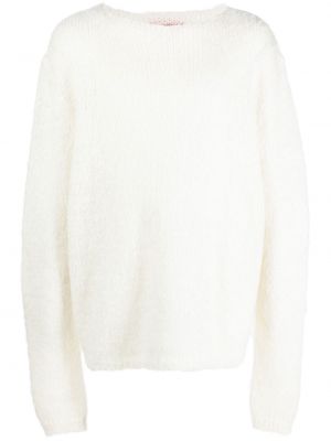 Oversize пуловер 424 бяло