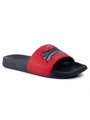 Sandales Superdry rouge