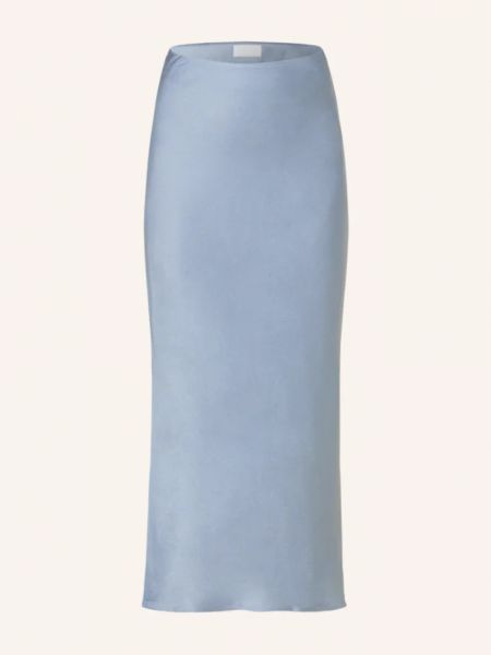 Атласная юбка Lala Berlin синяя