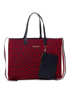 Shopper handtasche Tommy Hilfiger rot