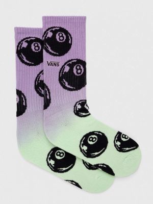 Чорапи Vans виолетово
