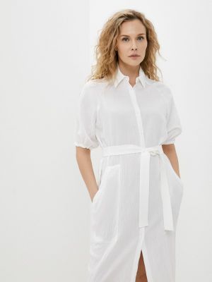 Платье-рубашка Петербургский стиль белое