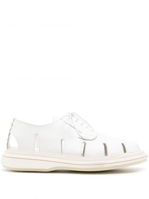 Кожени обувки в стил дерби The Antipode бяло