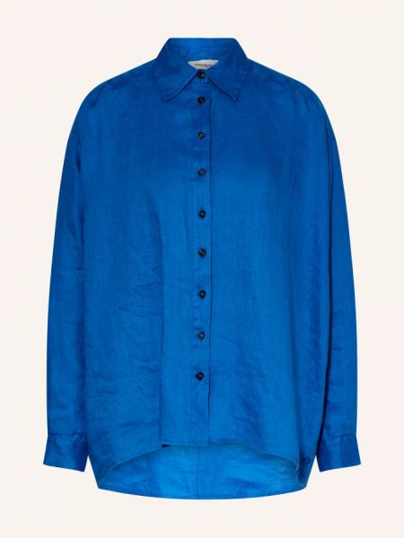 Льняная блузка Ottod'ame синяя