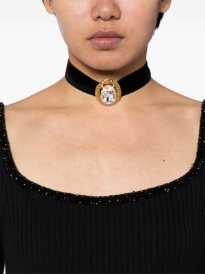 Křišťálový sametový náhrdelník Jennifer Behr