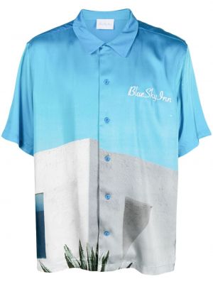 Krekls ar izšuvumiem Blue Sky Inn zils
