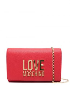 Kuvertväska Love Moschino röd