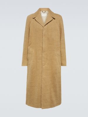 Шерстяное пальто Dries Van Noten коричневое