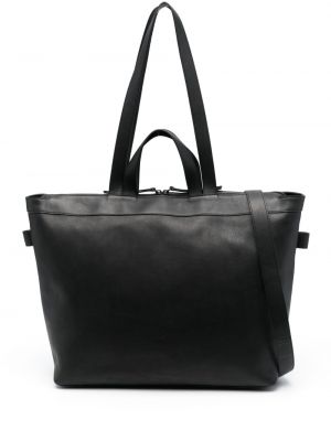 Δερμάτινη τσάντα shopper Marsell μαύρο