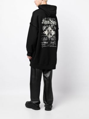 Jersey hoodie mit print Simone Rocha schwarz