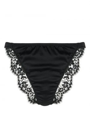 Spitzen geblümt unterhose Dolce & Gabbana schwarz
